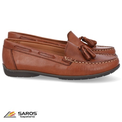 Sapato Saros Mocassin 541 Camel