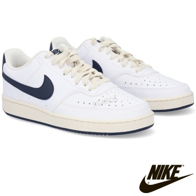 Sapatilha Nike Court Vision Low Hf9198 Branco E Azul