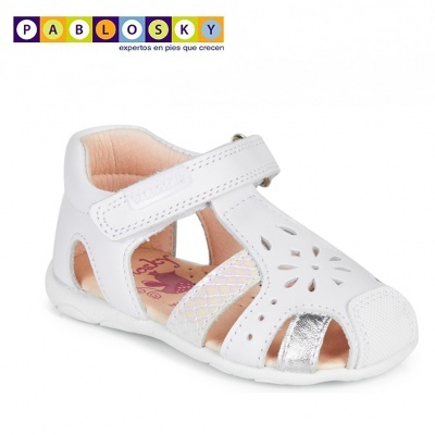 Pablosky Sandália de Criança 073100 em Branco