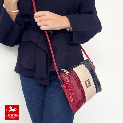 Mala De Tiracolo Cavalinho Honor 18190593 Multi-vermelho