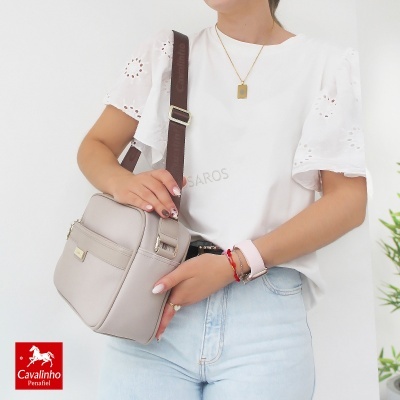 Mala De Tiracolo Cavalinho La Vie 16190324 Cinza