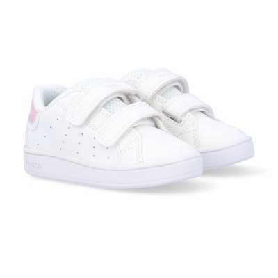 Sapatilha Geox Eclyper B365ma Branco Com Rosa