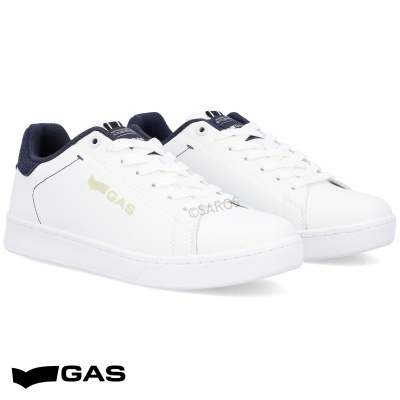 Sapatilha Gas Sammy Ltx Gam424115 Branco E Azul