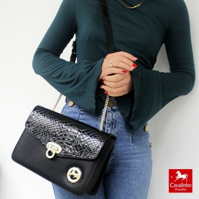 Bolsa Cavalinho Cherry Blossom 18810260 Preto