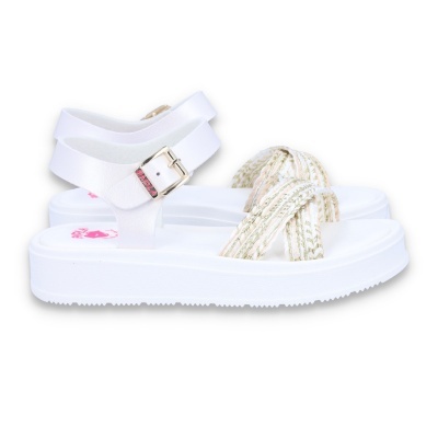 Sandalia Pablosky Paola 877204 Multi-branco