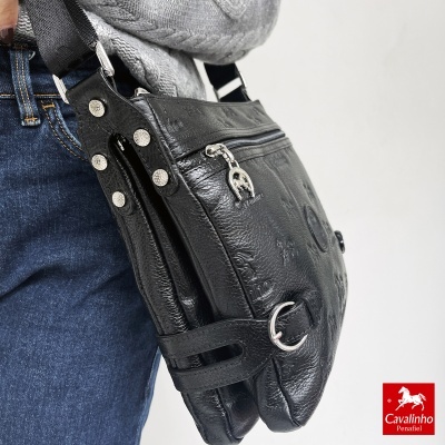 Mala De Tiracolo Cavalinho Cavalo Lusitano 18090390 Preto