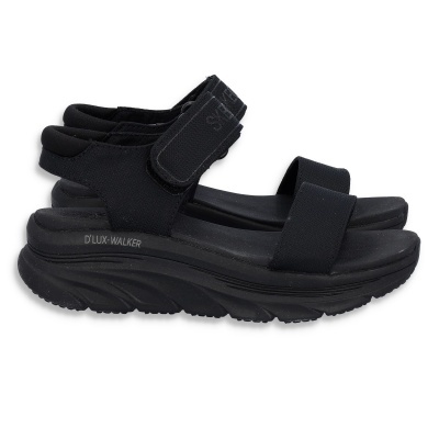Sandalia Skechers D Lux Walker 119226 Preto