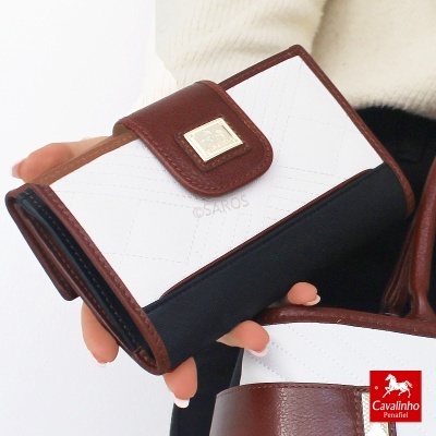 Carteira Cavalinho Poésie 26140202 Preto Mel