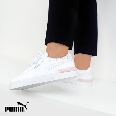 Sapatilha Puma Jada Holo 398288 Branco Com Rosa