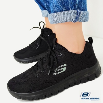 Sapatilha Skechers Graceful Get Connected 12615 Preto