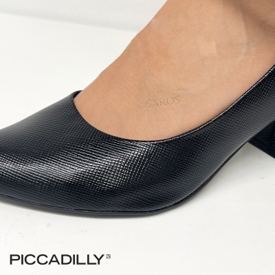Sapato Piccadilly Safiano 745135 Preto