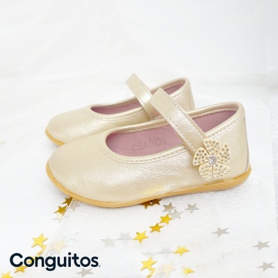 Sapato Conguitos Sabrina Cosh265066 Ouro
