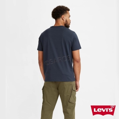 Tshirt Levis Graphic Set In Neck 17783 Azul
