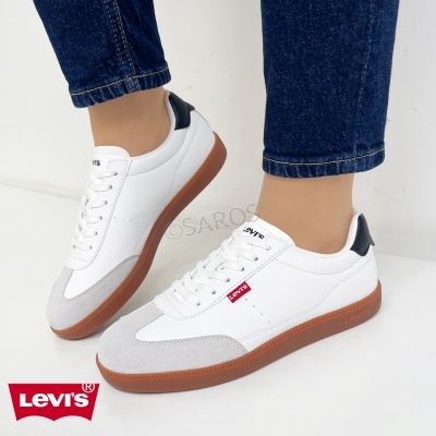 Sapatilha Levis Jackson Vjac0021s Branco E Preto