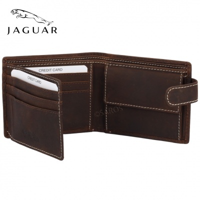 Carteira Jaguar Crazy Horse 1930 Castanho