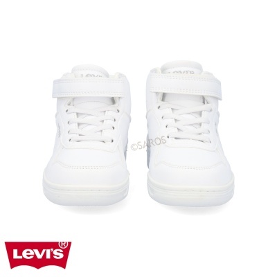 Sapatilha Levis Derck Mid Vder0022s Branco E Prateado