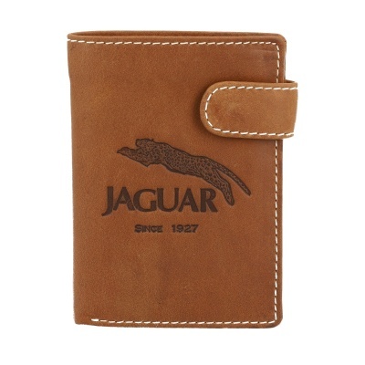 Carteira Jaguar Crazy Horse 1932 Taupe