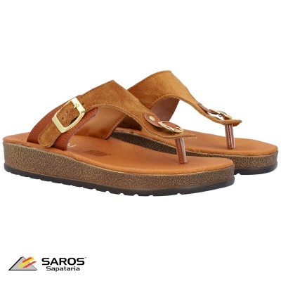 Chinelos Saros 2098 Camel
