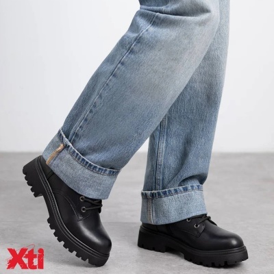 Botim Xti Militar Leopardo 144658 Preto