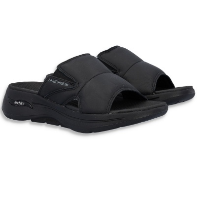 Chinelo Skechers Go Walk Arch Fit 229023 Preto