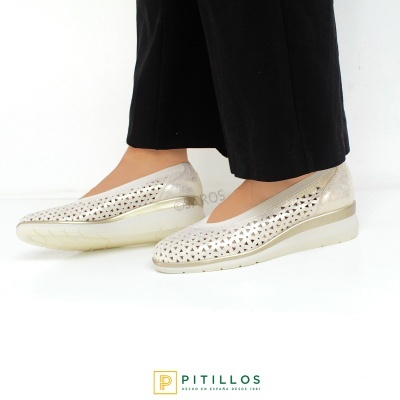 Sapato Pitillos 10371 Ouro