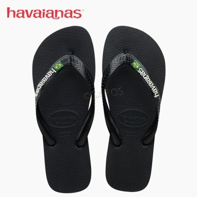 Chinelo Havaianas Brasil Logo 4110850 Preto