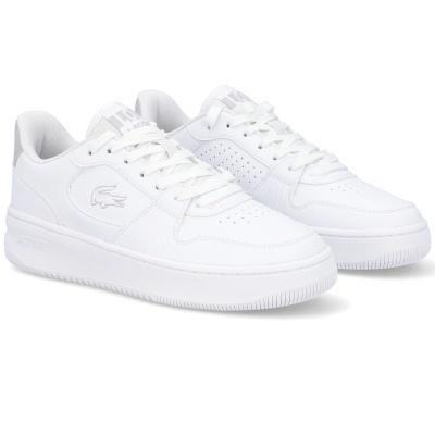 Sapatilha Lacoste L003 Set Jr 48suj0003 21g Branco Com Cinza