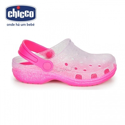 Sandália/croc Chicco Rosa