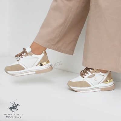 Sapatilha Beverly Hills Polo Club Sophia Bhw523306 Multi-bege
