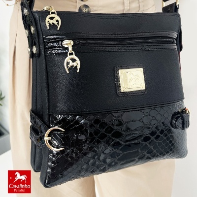 Bolsa Cavalinho Cherry Blossom 18810390 Preto