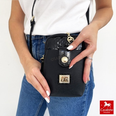 Bolsa Cavalinho Cherry Blossom 18810430 Preto