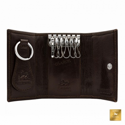 Porta-chaves em pele Cavalinho Gentleman 28610535 Castanho