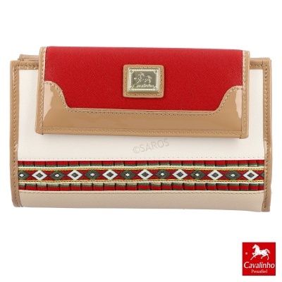 Carteira Cavalinho Twist 26130222 Multi-vermelho