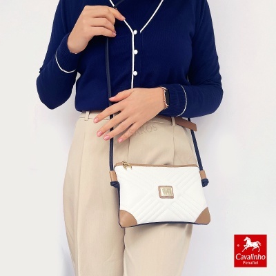 Mala De Tiracolo Cavalinho Poésie 16140273 Azul-bege