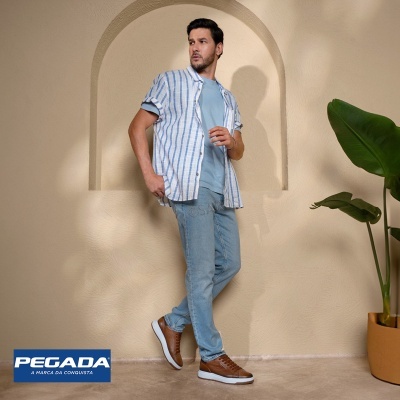 Sneakers Pegada 111702 Camel