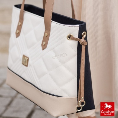 Mala De Ombro Cavalinho Poésie 16140578 Azul-bege