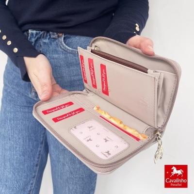 Carteira Cavalinho Craft 26010220 Cinza