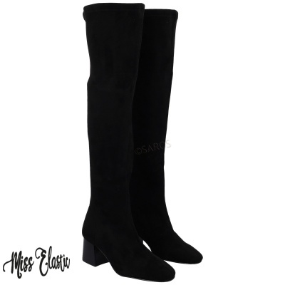 Bota Miss Elastic 77354 Preto