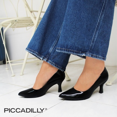 Sapato Piccadilly Stiletto Verniz 745221 Preto