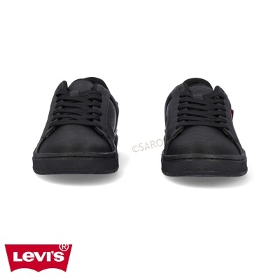 Sapatilhas Levi's pretas com atacadores