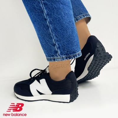 Sapatilha New Balance 327 Gs327 Cbw Preto