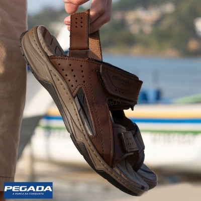 Sandalia Pegada 132257 Castanho