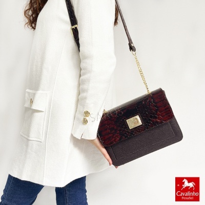 Bolsa Cavalinho Cherry Blossom 18810398 Castanho