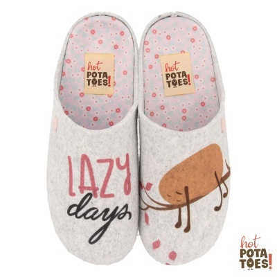Chinelos Hot Potatoes Musau Lazy Days 64626 Cinza