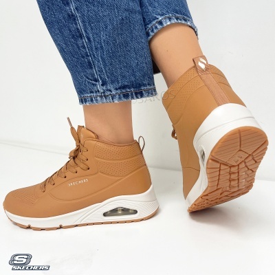 Sapatilha Skechers Uno Stand High 177097 Camel