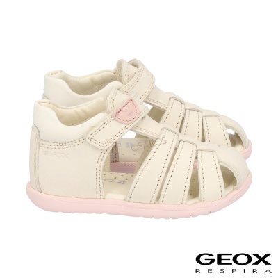 Sandália Geox B Sandal Macchia Gir B254WB Branco