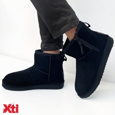 Botim Xti Leopardo 144443 Preto