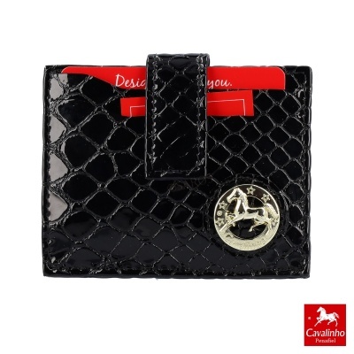 Porta-cartões Cavalinho Galope 28170576 Preto