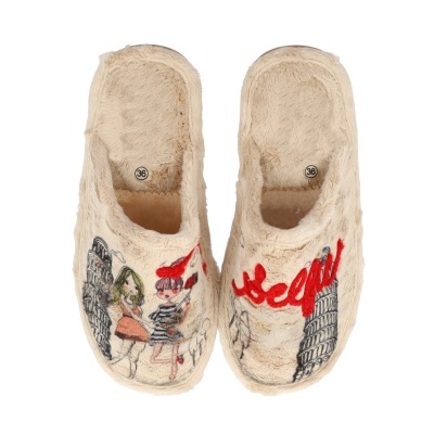 Chinelo De Quarto Puchitos 28-81 Bege