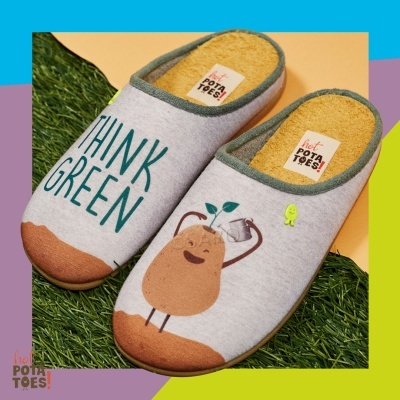Chinelos Hot Potatoes Monetta 66003 Cinza